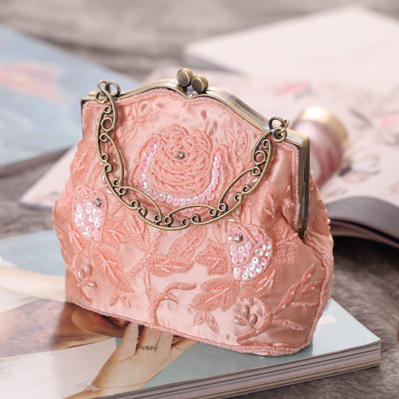 Women's Vintage Style Wedding Party Handbag