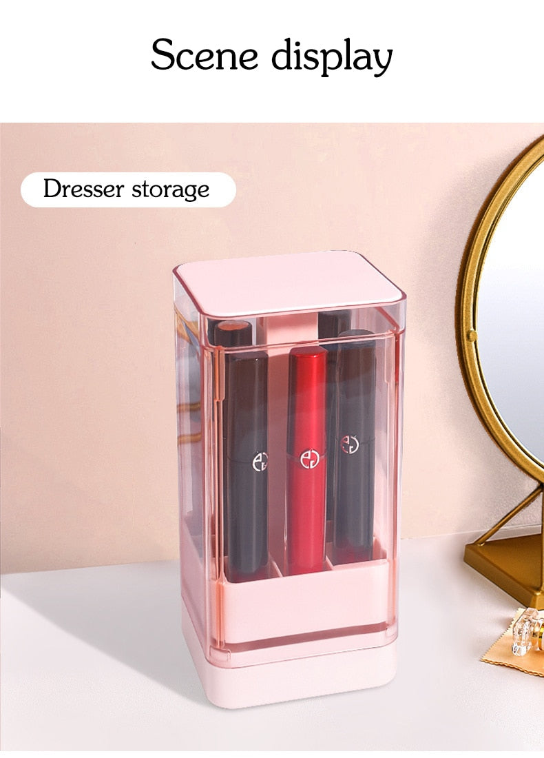 Press Lift Lipstick Storage Box