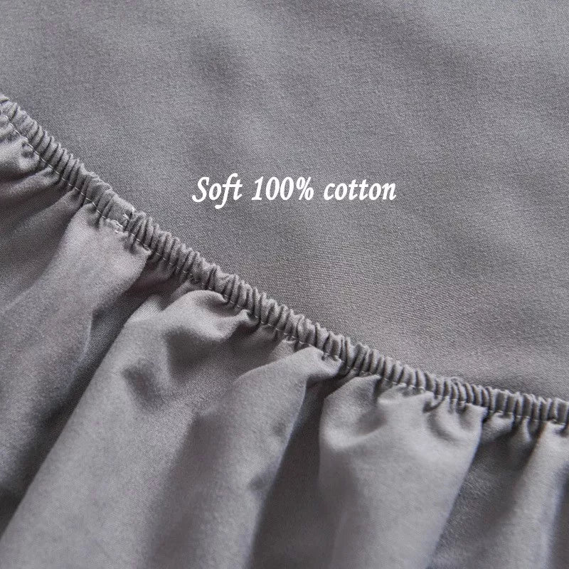 Cotton Mattress Cover With Elastic