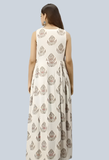 New designer rayon Slub Kurti jaipuri prints kurti !sleeveless kurti ,white kurti ankal leanth kurti modern fashion kurti