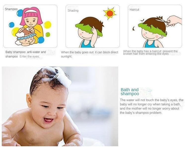 Baby Bath Shower Cap