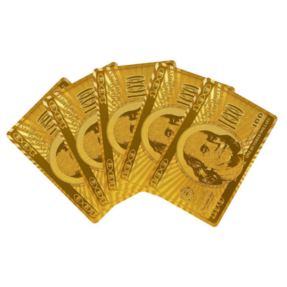 Gold Plated Playing Card