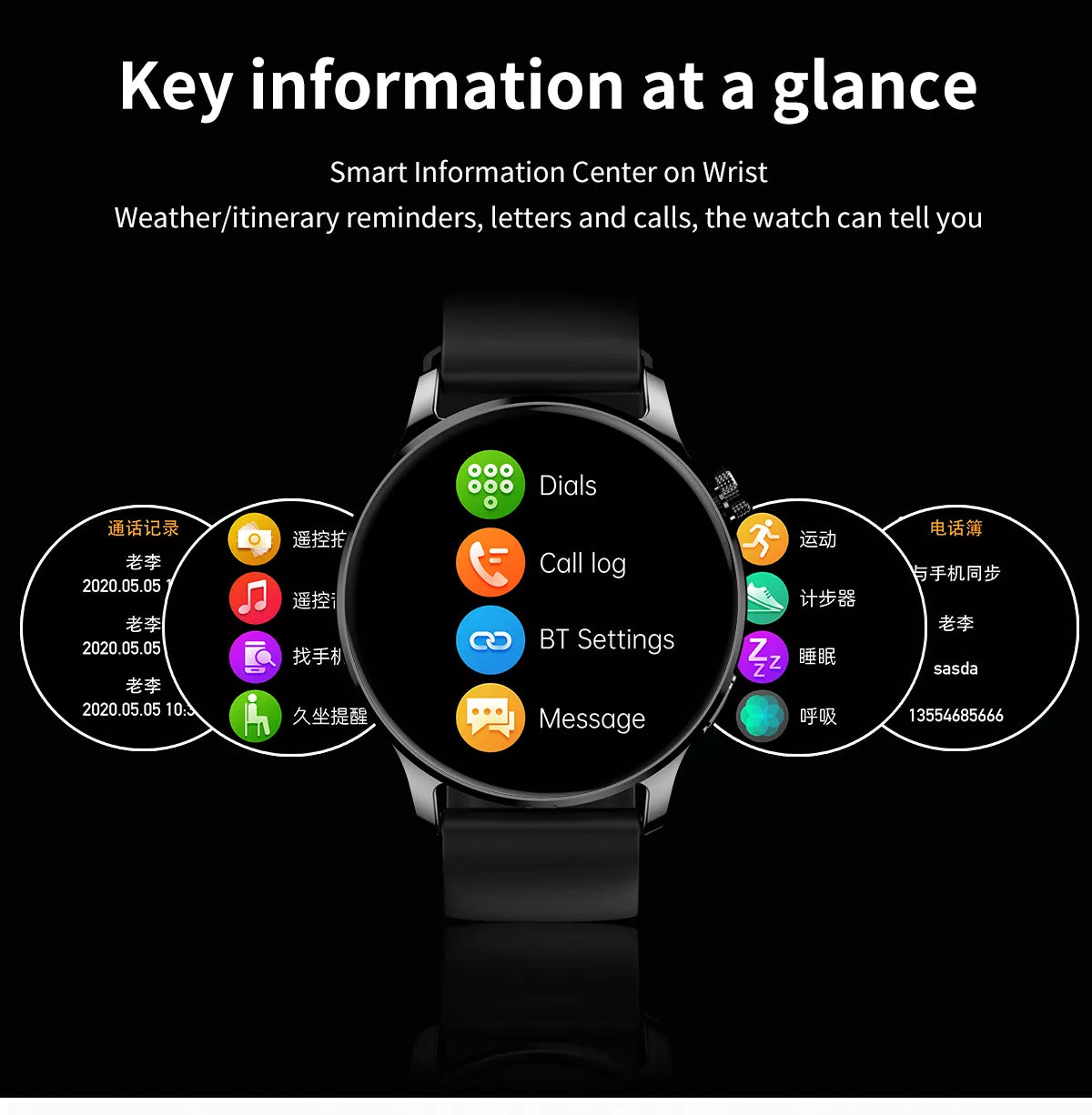 Smartwatch with Bluetooth ,Heart Rate Monitoring And Many More Features