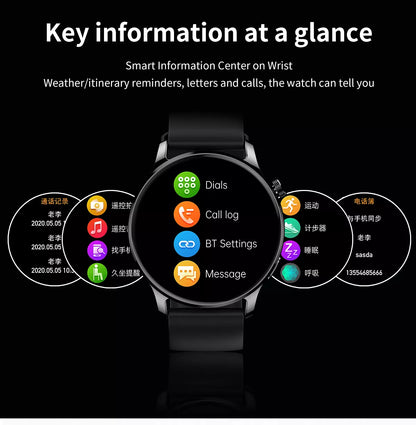 Smartwatch with Bluetooth ,Heart Rate Monitoring And Many More Features