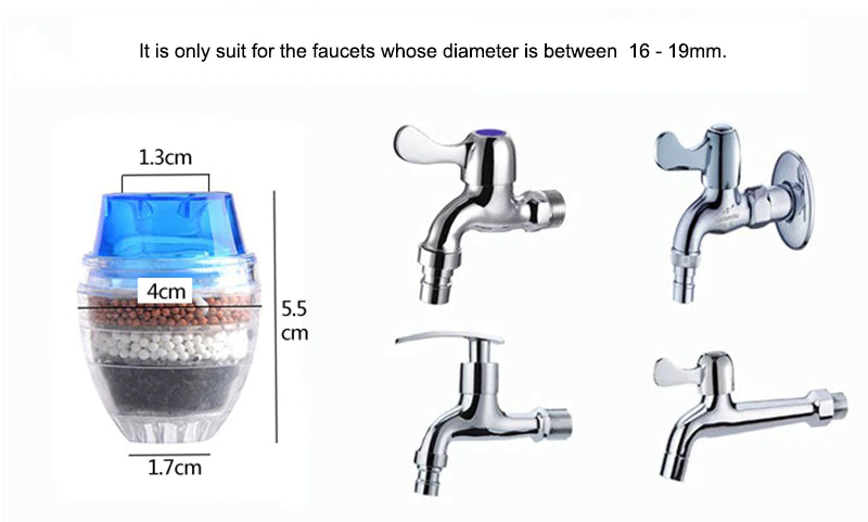 Six-Layer Stone Filtration Faucet Purifier Filter