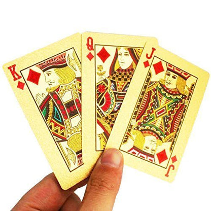 Gold Plated Playing Card