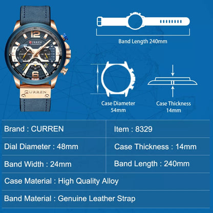 Curren Chronographic  Wristwatch For Men