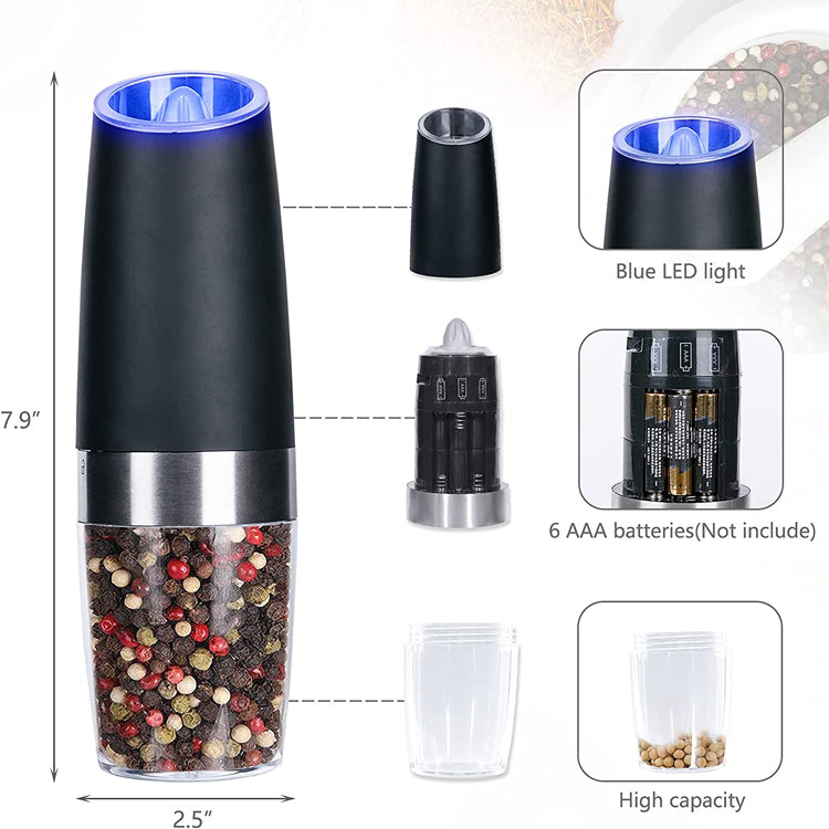 Automatic Electric Salt and Pepper Grinder