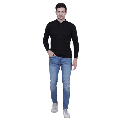 Cotton Blend Full Sleeves Trendy Tshirt For Men's (Pack of 2)