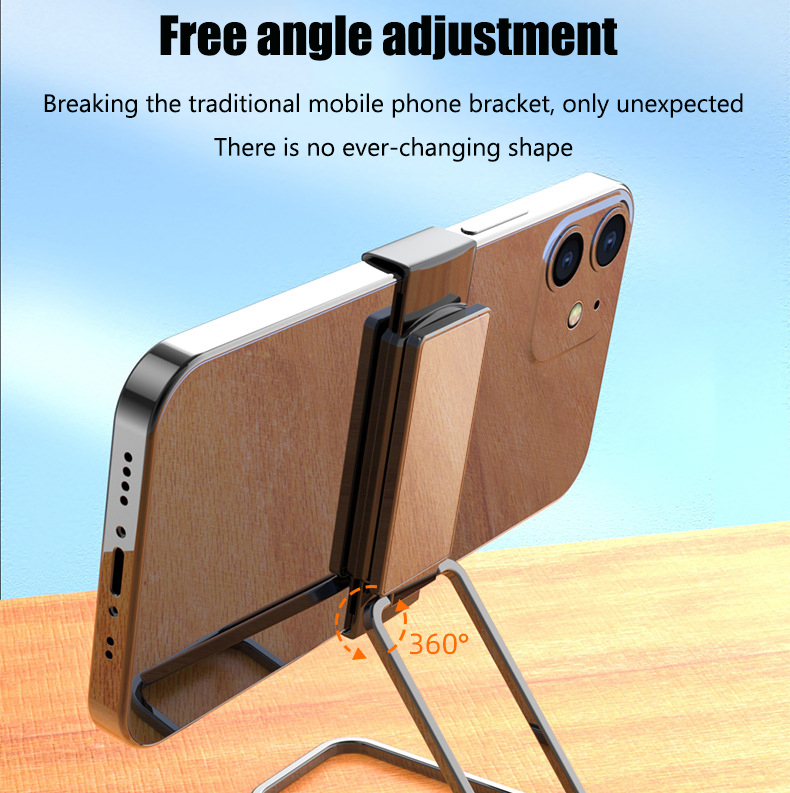 Foldable Magnetic Metal Phone Holder