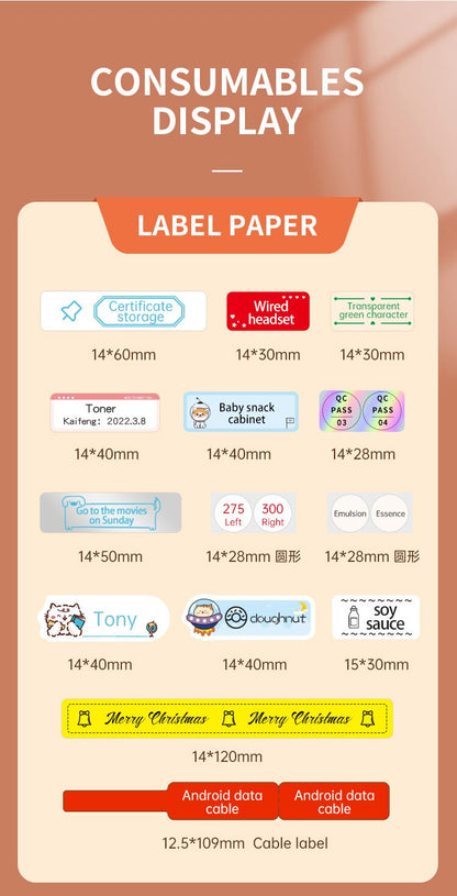 Portable Mobile Direct Thermal Transfer Printer