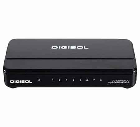 DIGISOL   8 Port  Gigabit Ethernet Unmanaged Switch