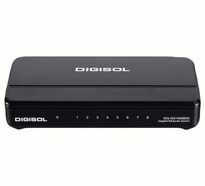 DIGISOL   8 Port  Gigabit Ethernet Unmanaged Switch