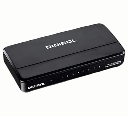 DIGISOL   8 Port  Gigabit Ethernet Unmanaged Switch