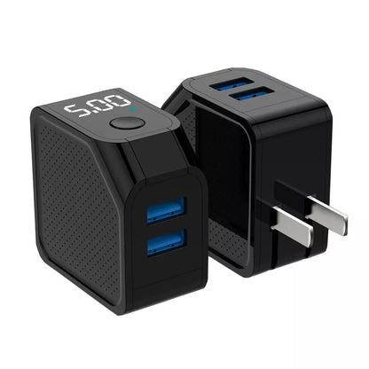 Portable Smart Auto Power-off Charger with Dual USB