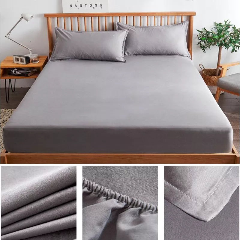 Cotton Mattress Cover With Elastic