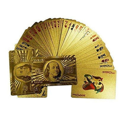 Gold Plated Playing Card