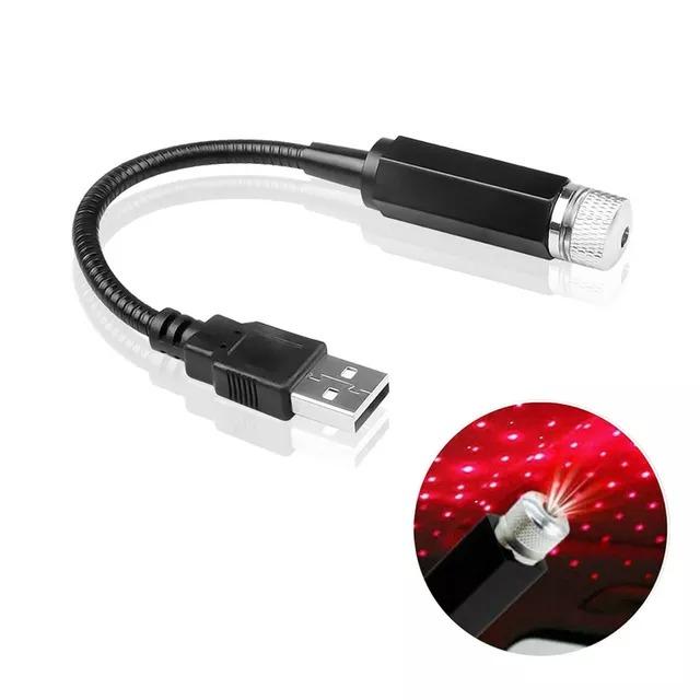 Sternenlampe mit USB-Lichterkette (rot)
