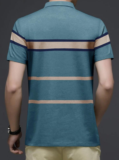 आइबोग्लर पुरुषों के लिए हाफ स्लीव्स पोलो नेक टी-शर्ट