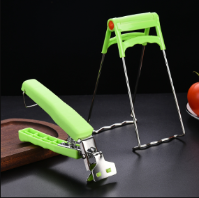 Kitchen Folding Hot Plate Tongs Bowl Clips Pan