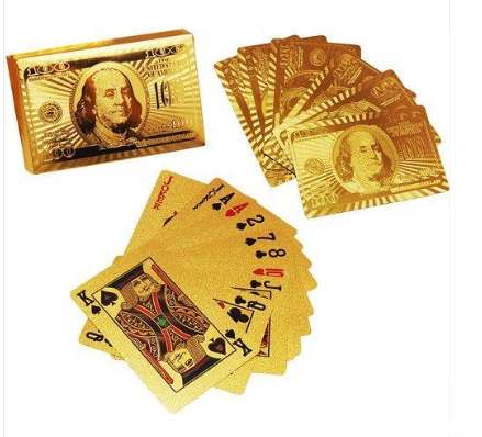 Gold Plated Playing Card