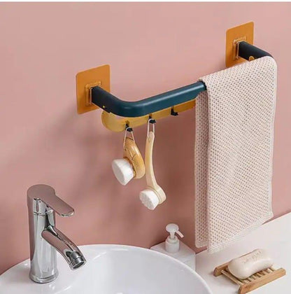 Multifunctional Folding Towel Shelf