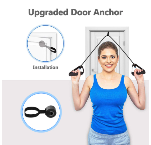 New Fitness Resistance Bands With Adjustable Hook (11Pcs/Set)