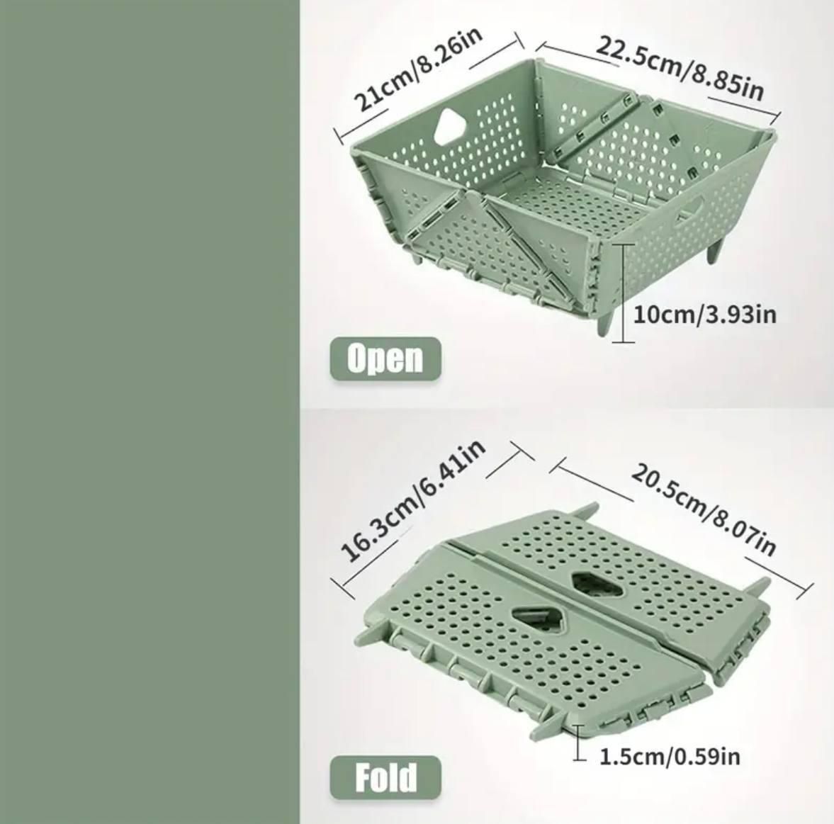 Collapsible Strainers and Colanders for Kitchen Drainage Basket