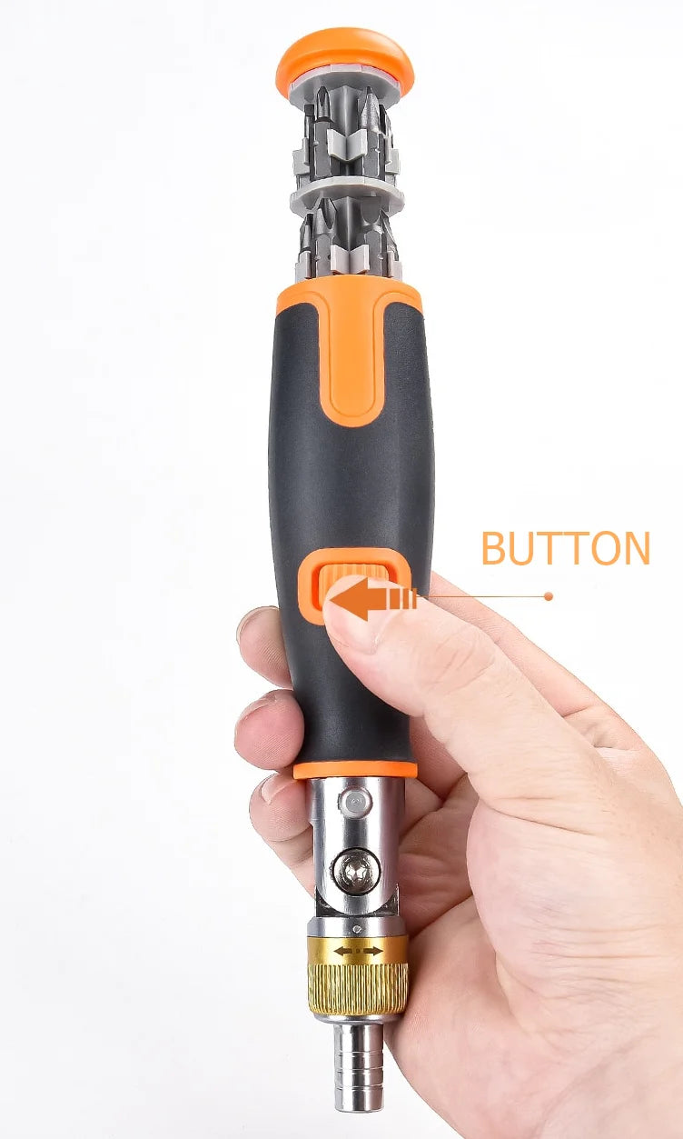10 in 1 Multi-Angle Portable Ratchet Screwdriver