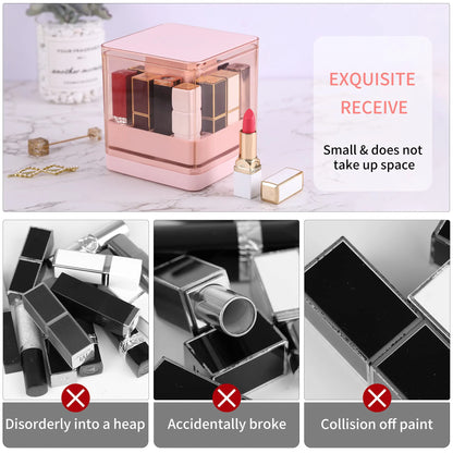 Press Lift Lipstick Storage Box