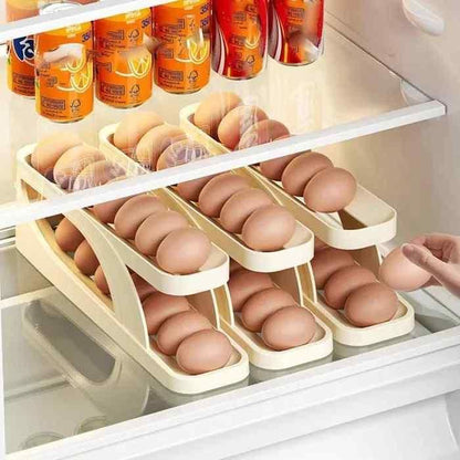 Automatisch rollender Eierhalter-Behälter-Ausstellungsständer