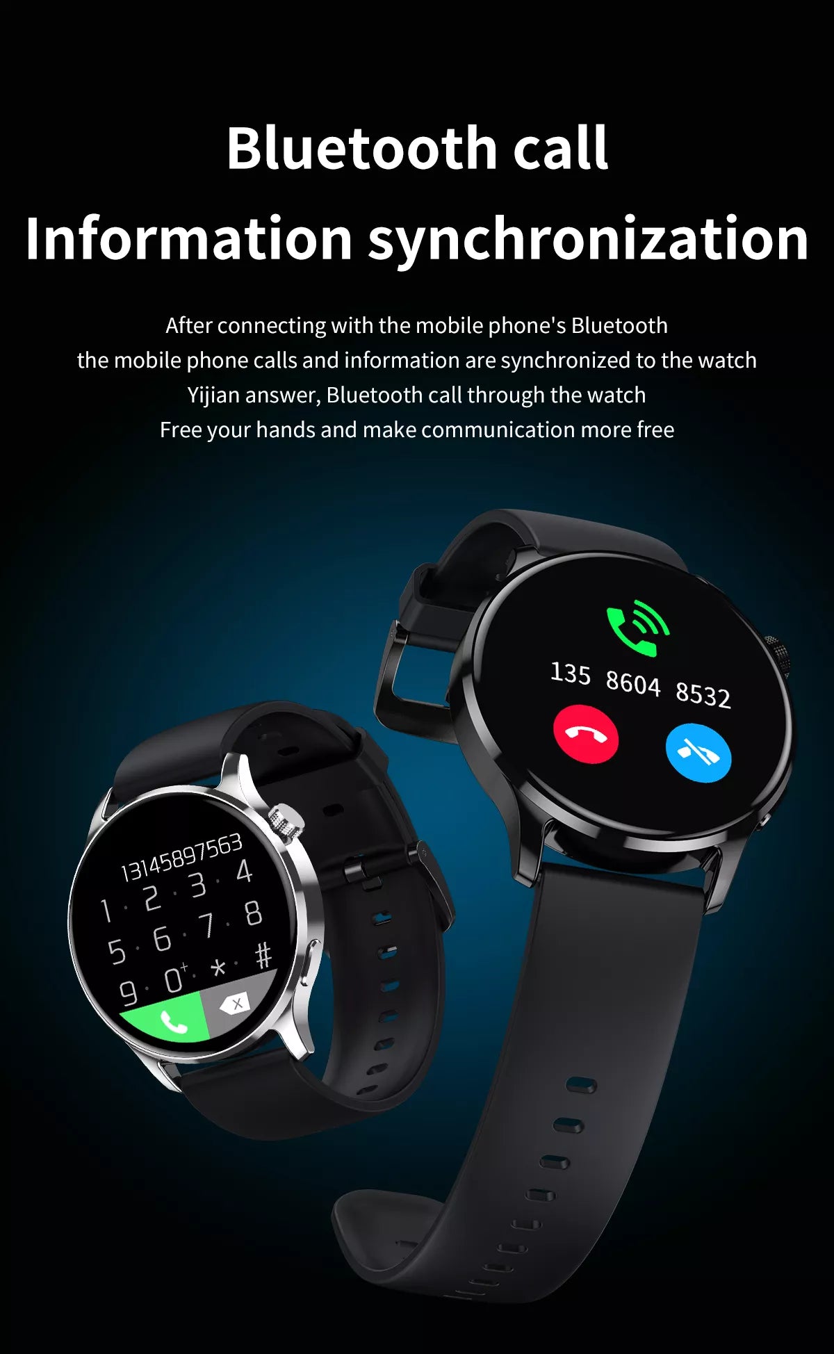 Smartwatch with Bluetooth ,Heart Rate Monitoring And Many More Features