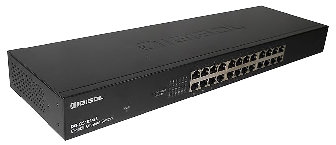 DIGISOL   24 Port  Gigabit Ethernet Unmanaged Switch with Metal Casing