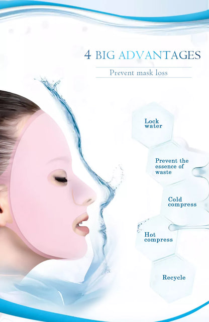 Reusable Anti-Wrinkle Silicone Face Mask