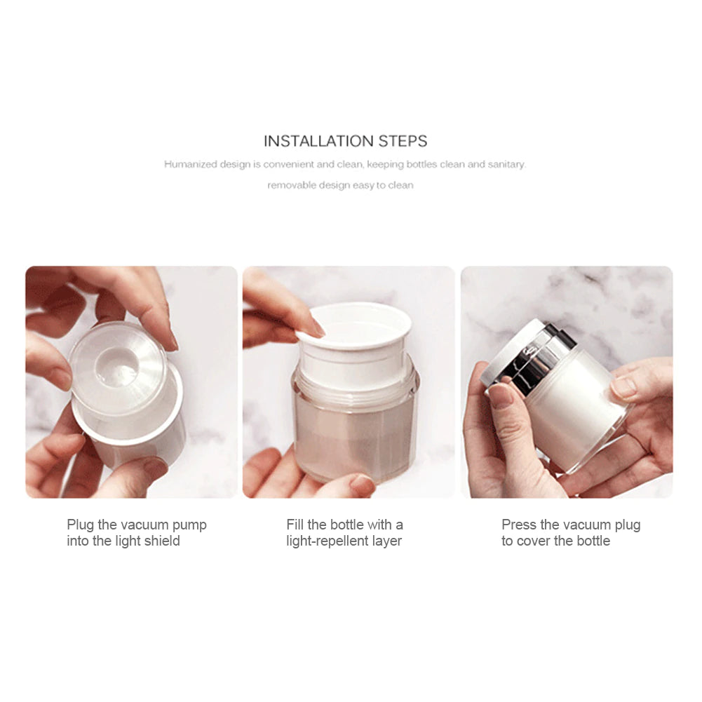 Refillable Cosmetic Moisturizer Face Cream Dispenser Jar