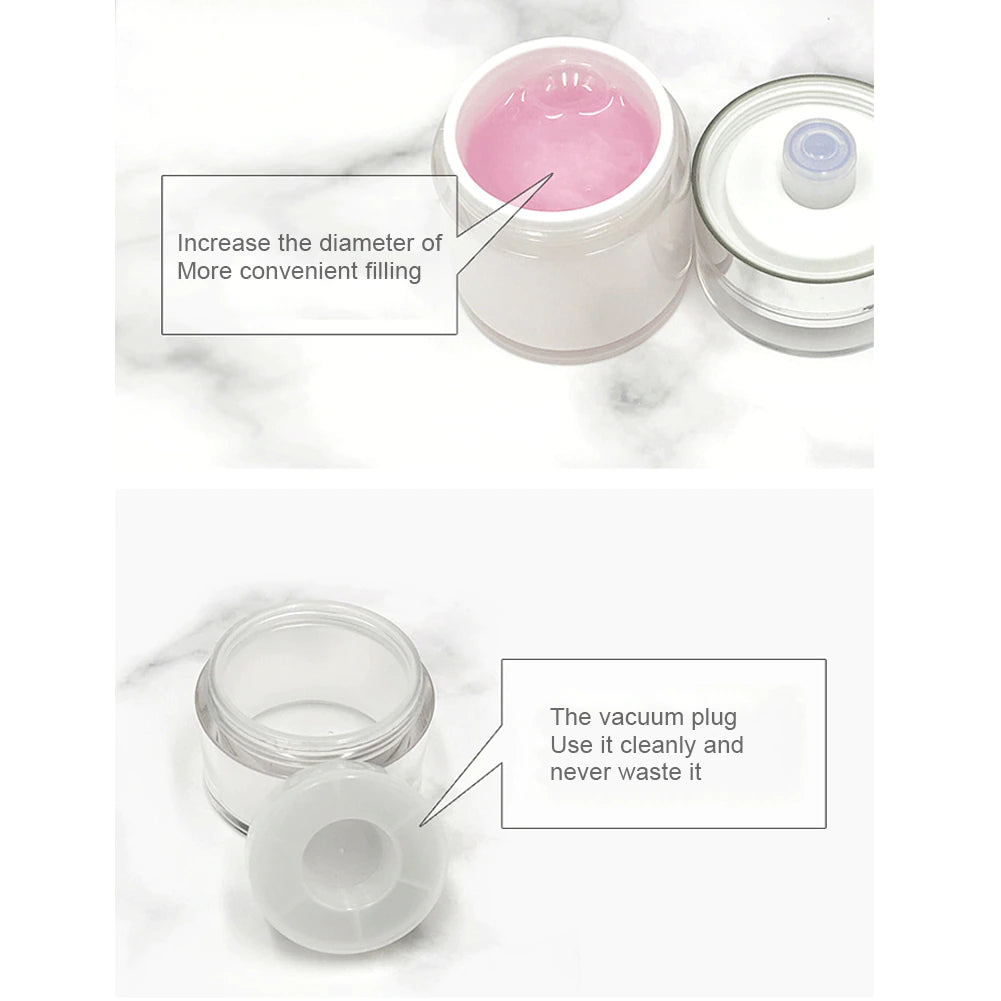 Refillable Cosmetic Moisturizer Face Cream Dispenser Jar