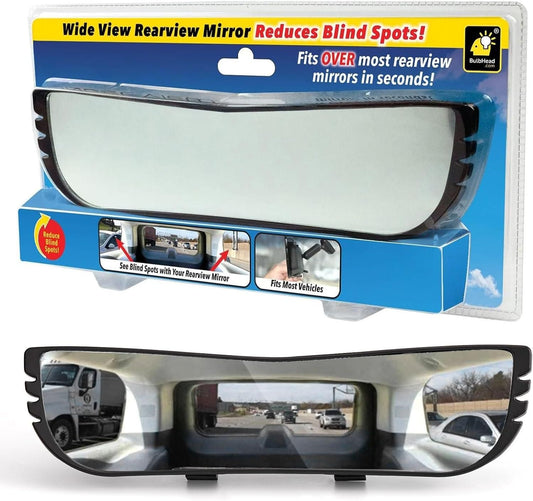 Wide Angle Rearview Mirror with Angel Vision
