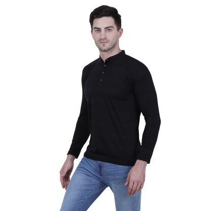 Cotton Blend Full Sleeves Trendy Tshirt For Men's (Pack of 5)