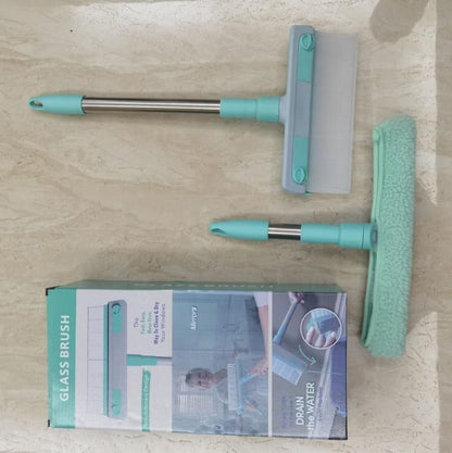 Telescopic Glass Wiper Magnetic Window Cleaner Brush