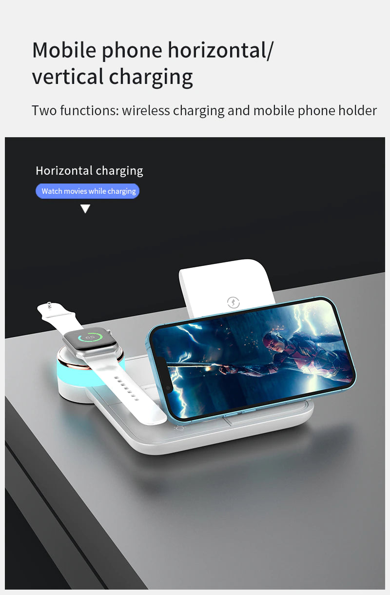 Folding 4-in1 Wireless Charger