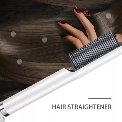 Professional Brush Hair Straightener