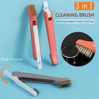 3 In 1 Stove Cleaning Brush With Scraper Foldable
