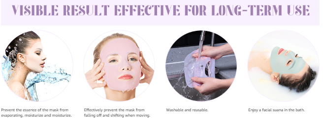 Reusable Anti-Wrinkle Silicone Face Mask