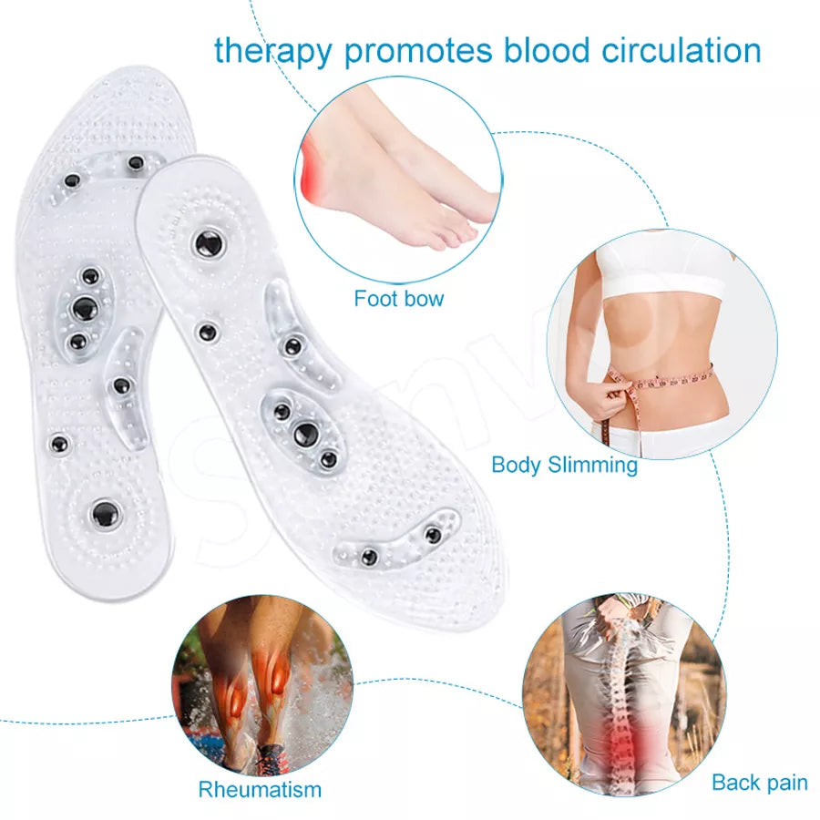 Magnetic Gel Insoles For Weight Loss Therapy