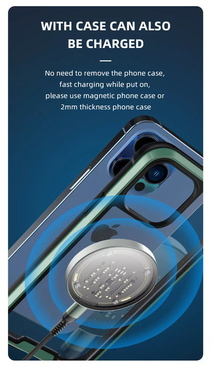 Transparent Magnetic Wireless Charger for iPhone