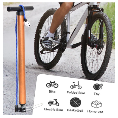 Mini Portable High Pressure Bicycle Air Pump