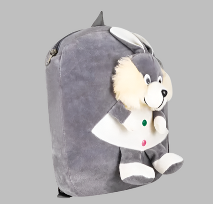 Grey Bunny Bag School Bag Cute School Bag For Girls And Boys High Quality Kids(Age 2 to 6 Year) and Suitable For Nursery,UKG,NKG Student School Bag