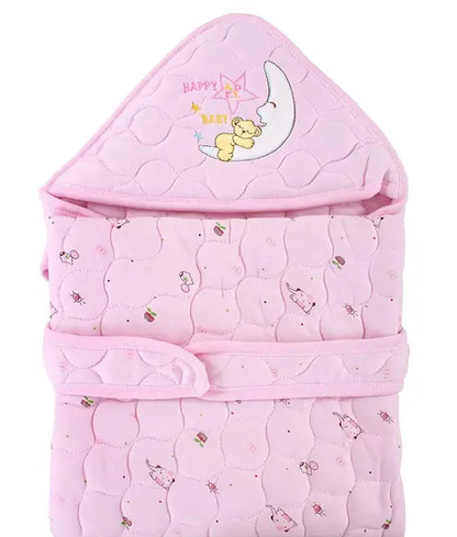 Woollen Baby Hooded Wrapper cum Blanket - Pack of 1