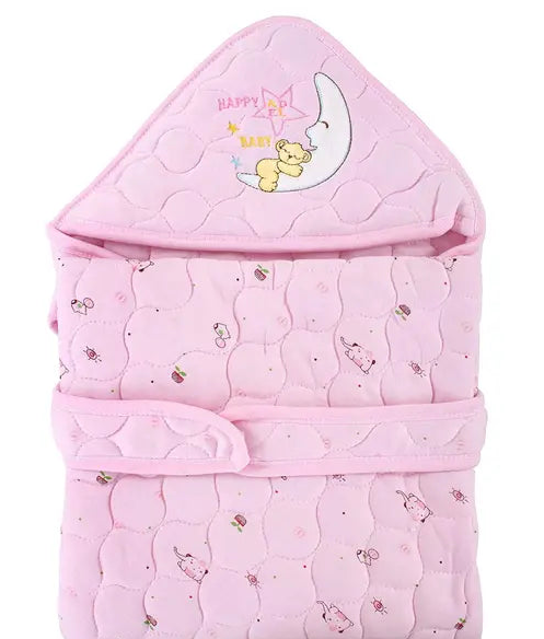 Woollen Baby Hooded Wrapper cum Blanket - Pack of 1