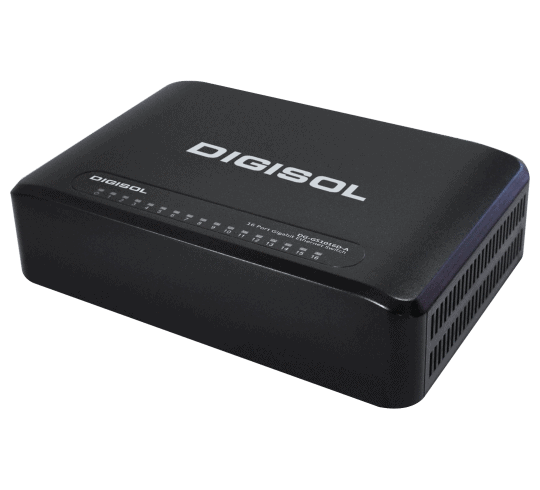 DIGISOL   16 Port  Gigabit Ethernet Unmanaged Switch